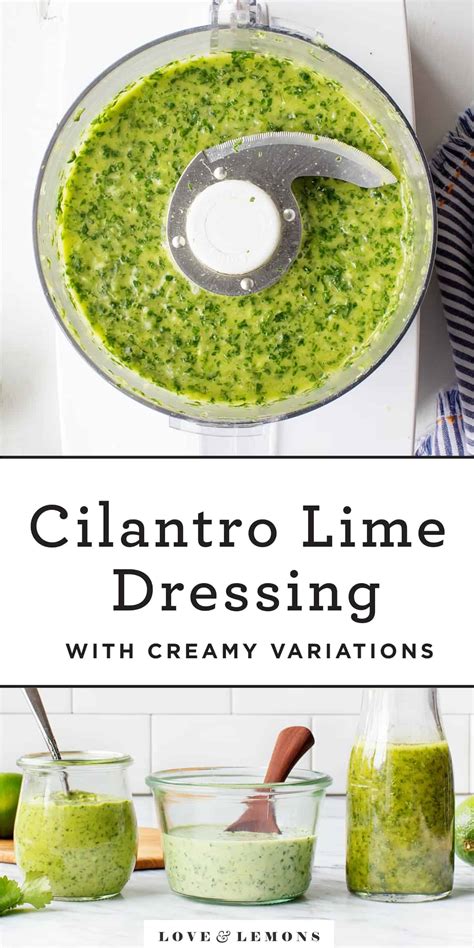 Cilantro Lime Dressing Recipe - Love and Lemons