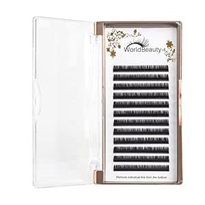 Buy Faux Mink Eyelash Extensions 0.07mm Thickness C Curl 8mm Silk ...