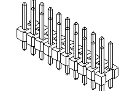 10-89-7262 Molex | Molex C-Grid Series Straight Through Hole Pin Header ...