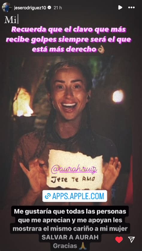 El intenso mensaje de Jesé Rodríguez al ver la reacción de Aurah Ruiz ...