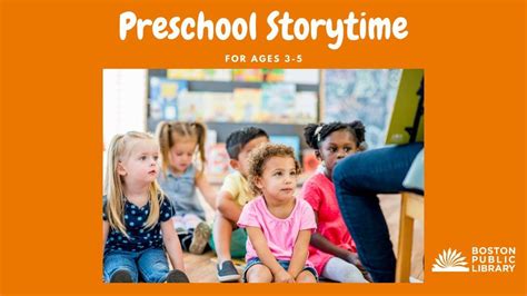 Preschool Story Time, Roslindale Branch of the Boston Public Library, 3 ...