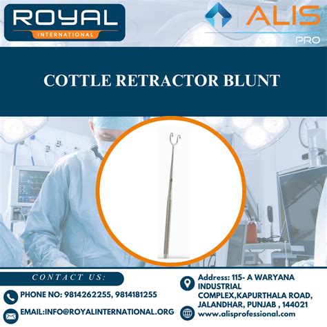 Cottle Retractor Blunt at Best Price in Jalandhar, Punjab | Royal ...