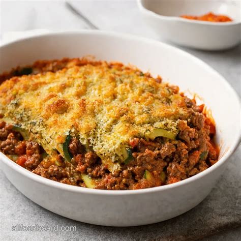 Meaty Zucchini Ground Beef Casserole Easy Weeknight Dinner…