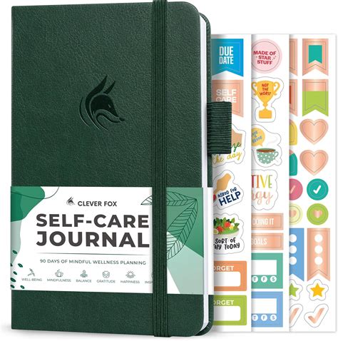 Amazon.com : Clever Fox Self-Care Journal Pocket – Daily Reflection ...