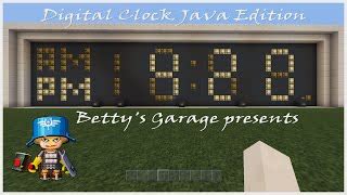 Image result for Minecraft Clock Digital Tutorial