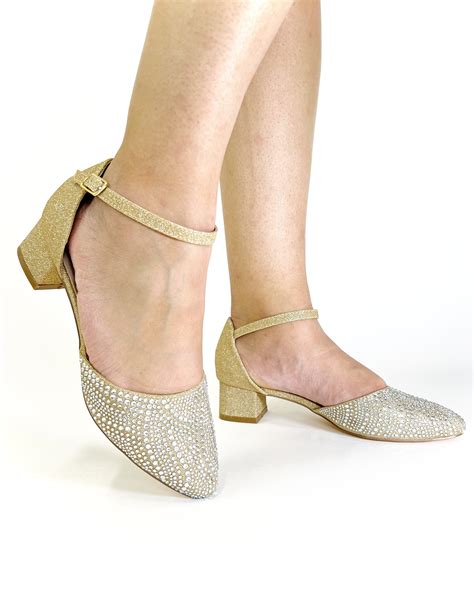 Tiffany Dressy Heel - Nude - GLITTER FASHION