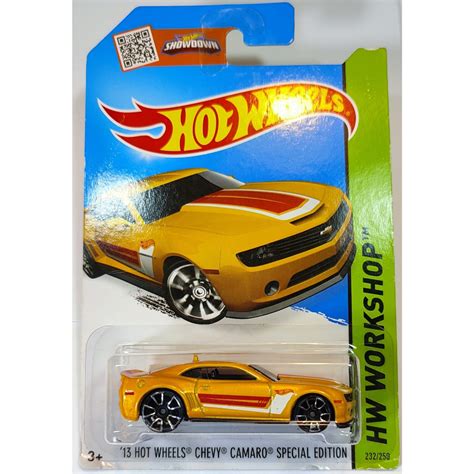 HOT WHEELS - 13 Hot Wheels Chevy Camaro Special Edition - HW WORKSHOP MATTEL | Shopee Brasil