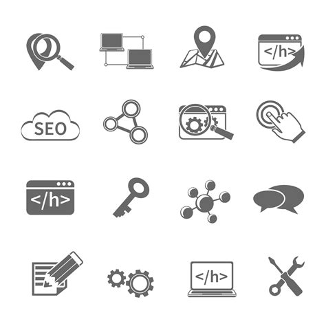 Seo icons | Free Vector