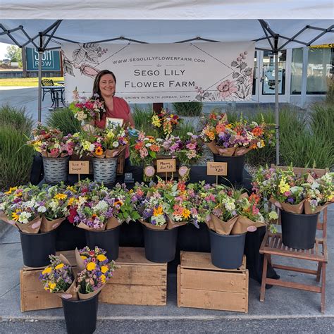 Farmers' Markets — Sego Lily Flower Farm