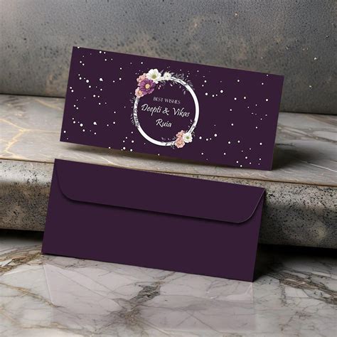 Custom Money Envelopes - Purple Reef Design | Chatterbox