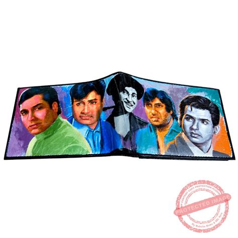 Bollywood merchandise online: Greatest Bollywood actors of all time wallet