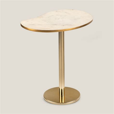 Buy Audrey White & Gold Nest of Tables Online – Address Home