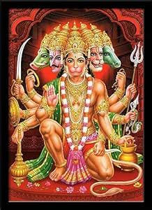 Tallenge - Panch Mukhi Hanuman (Five Headed Hanuman) - Ramayan Art ...