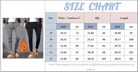 Trousers Size Chart Conversion Men Women, 56% OFF