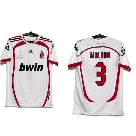 Acmilan 2007 ucl final edition MALDINI halfsleeve round neck- p903 ms ...