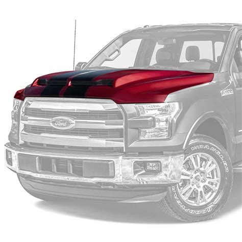 Red F150 Hood Scoops