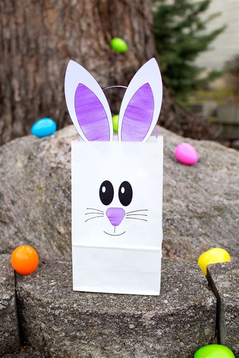 How to Make the Easiest Paper Bag Bunny Craft