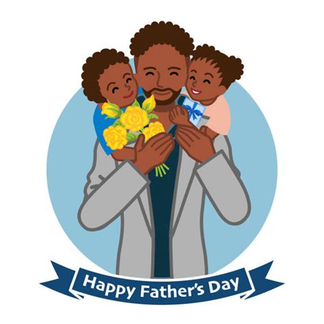 160+ Black Fathers Day Clip Art Stock Illustrations, Royalty-Free ...