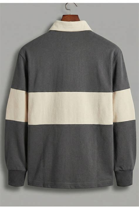 Champs Beige Oversized Full Sleeve Exclusive Polo T-shirt – Veirdo