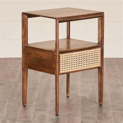 Buy Cane Connection Mango Wood Accent Table - Brown from Home Centre at ...