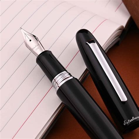Esterbrook Estie Oversize Fountain Pen - Ebony Black CT – Makoba