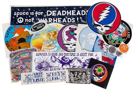 At Auction: [GRATEFUL DEAD]. Group of Bumper Stickers and Window Decals...