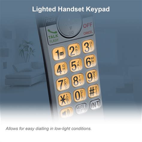 Buy VTech Extended Range DECT 6.0 Cordless Phone with Answering System ...