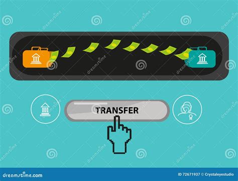 Payout or Payment Transfer Concept. Editable Clip Art Stock Vector ...