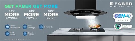 Faber 75cm 1500m³/hr BLDC Autoclean Chimney|Black Matt Filterless|Oil ...