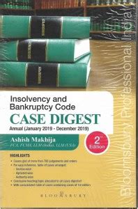Insolvency And Bankruptcy Code Case Digest Annual (Jan. 19 To Dec 19 ...