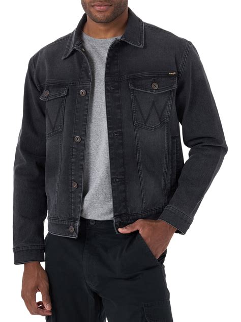 Wrangler Men's Denim Trucker Jacket - Walmart.com