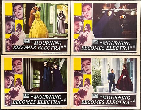 Lot - Mourning Becomes Electra 1948, RKO Radio Pictures, Starring Rosalind Russell & Michael ...