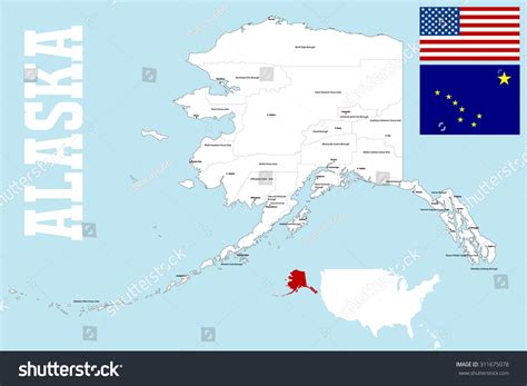 Large Map Alaska 的图像结果