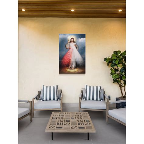 Mural Divina Misericordia 3 Pcs Cara Única 30X60 | Corona