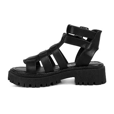 London Rag Dewey Double Buckle Women's Chunky Sandals