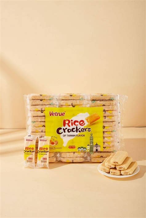 Global Bites Vetrue Taiwan Flavored Rice Crackers (Egg Yolk Taste) 320g ...