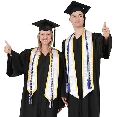 Snapklik.com : Graduation Honor Cord 68" NavyWhite