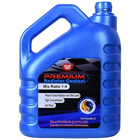 UE Premium Car Care Radiator Coolant Concentrate (5 L, Green) | Mix ...