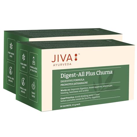 Jiva Digestall Churan - 30 Sachets (Pack of 2) | Good digestive system ...