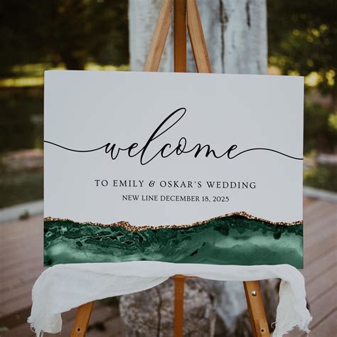 Wedding Welcome Sign Printable - Calendar Productivity Hacks