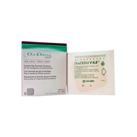 DUODERMA CGF Sterile Dressing 10 X 10 cm 5 Pieces - Cureka