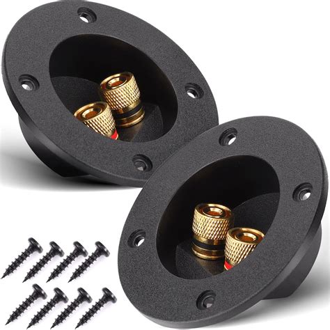 2 PCS 2-Way Speaker Box Terminal Binding Post, DIY Home Car Stereo ...