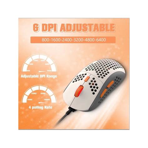 Buy ZIYOU LANG Wired RGB Gaming Mouse,65G Lightweight Honeycomb ...