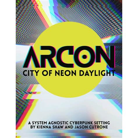 Buy Arcon: City of Neon Daylight - Metal Weave Games - Roleplaying games