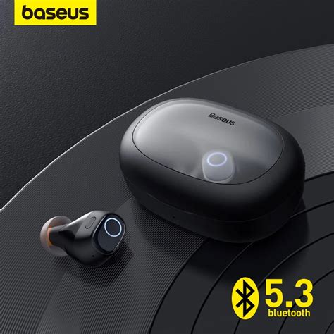 Baseus WM03 Wireless Earphones TWS Bluetooth 5.3 Headphones,Comfortable ...