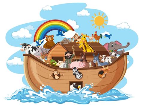 Noahs ark cartoon Images - Free Download on Freepik