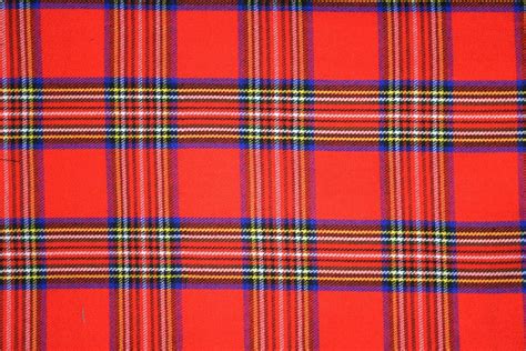 Scottish 5 Yard 13Oz Weight Multi Tartan Fabrics Plaid available in 50 ...