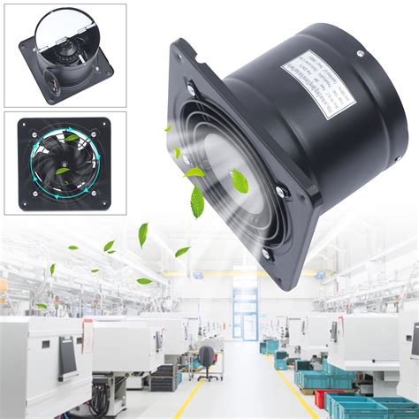 Buy Loyalheartdy 6 Bathroom Fan Black - Industrial Metal Kitchen ...