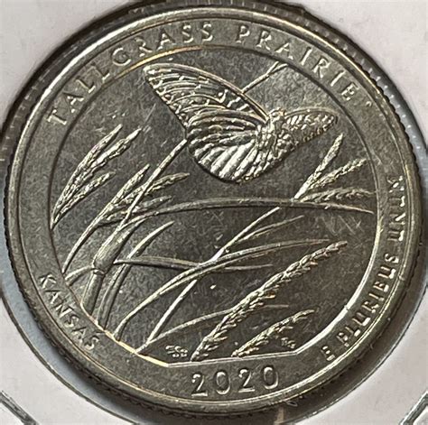 RARE 2020-W V75 Privy Tallgrass Prairie West Point Minted Quarter ...