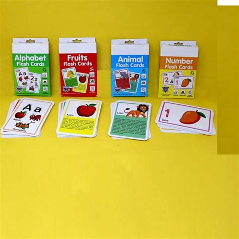 HOMESHOPEEZ Flash Card For Early Learning Children , Alphabets, Fruits ...